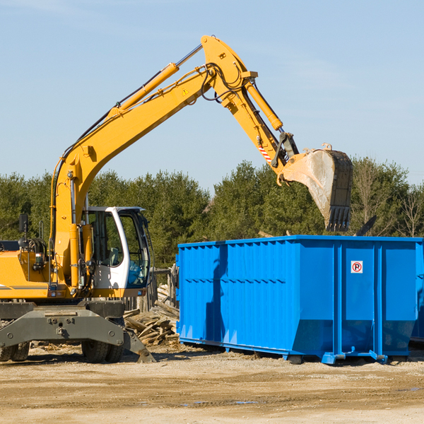 can i rent a residential dumpster for a construction project in Llano